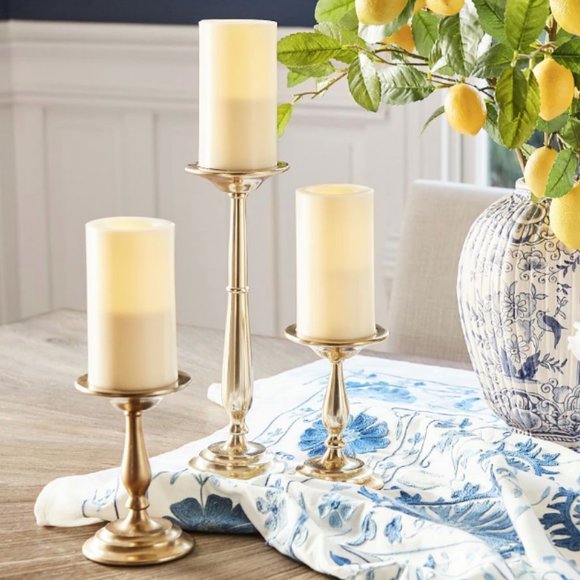 4 Pottery Barn Arlington Taper Candle Stick Holder